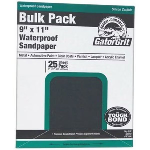 Sandpaper Sili Cab 9X11In 320, Gator, Mfr#: 3282